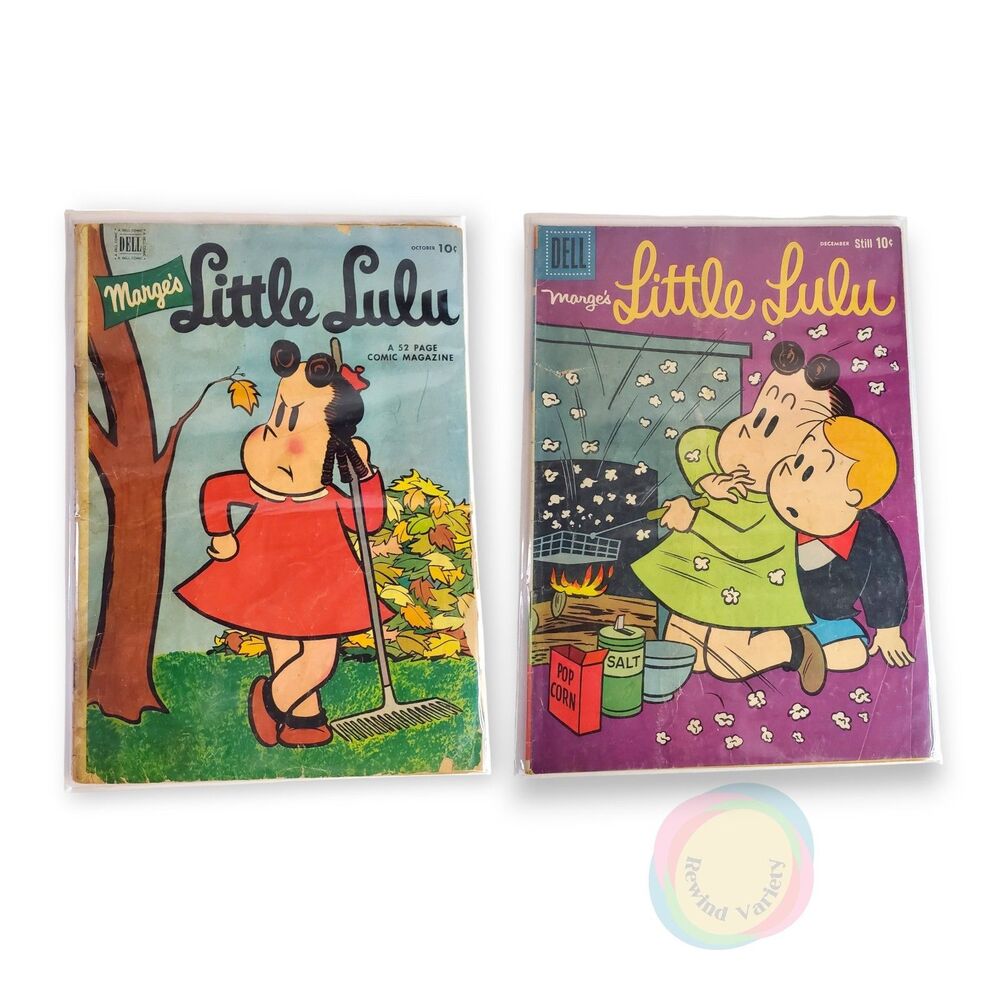 Vintage 1950s Little Lulu Dell Comic Lot 2 #52 #138